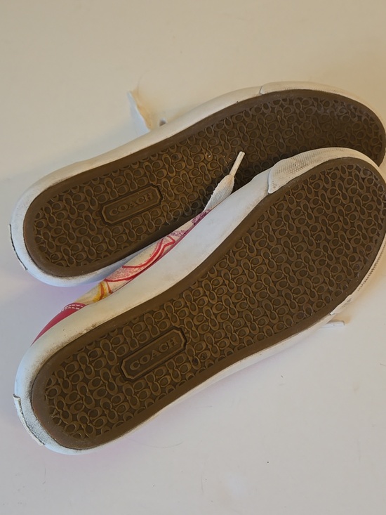 Coach Barrett Poppy Signature Sneakers Size 8B - Picture 6 of 8